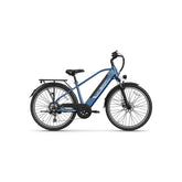 Electric Bike JASION EB5 Roamer - Motor 500W  Battery 48V10AH 26 Inch Mechanical disc brake - Blue